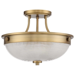 kinkiecik.pl Półplafon Mantle – 2 źródła światła – Stary mosiądz QZ-MANTLE-SF-WS Elstead Lighting