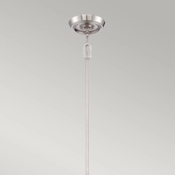 kinkiecik.pl Lampa wisząca Penn Station – 3 źródła światła – Szczotkowany nikiel QZ-PENN-STATION-M-BN Elstead Lighting
