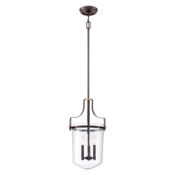 kinkiecik.pl Lampa wisząca Penn Station – 3 źródła światła – Zachodni brąz QZ-PENN-STATION-M-WT Elstead Lighting