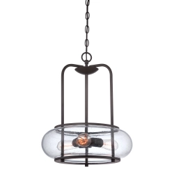 kinkiecik.pl Lampa wisząca Trilogy – 3 źródła światła – Stary brąz QZ-TRILOGY-3P Elstead Lighting