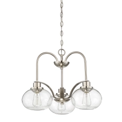 kinkiecik.pl Żyrandol Trilogy – 3 źródła światła – Szczotkowany nikiel QZ-TRILOGY3-BN Elstead Lighting