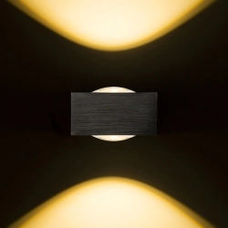 kinkiecik.pl KORSO II ścienna czarny anodowany 230V LED 2x3W 120° IP54 3000K R12832 Rendl light studio
