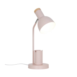 Różowa lampa biurkowa Devone wbudowany organizer 2512405057 Nordlux