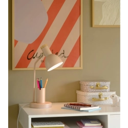Różowa lampa biurkowa Devone wbudowany organizer 2512405057 Nordlux