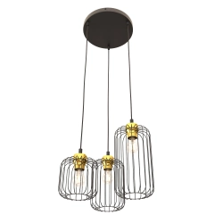 Lampa wisząca VANDER 3PREM BL GOLD 1364/3PREM EMIBIG Lighting - zdjęcie produktu