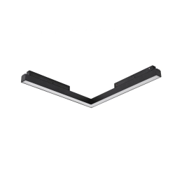 Alfa Saga Track Magnetic CORNER A 24W MILKY120 4000K (black) AZ4615 AZZARDO