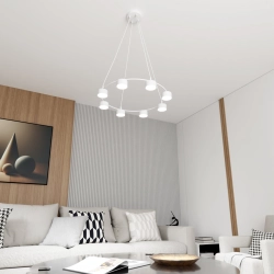 Lampa wisząca STARLIT 8 WHITE 1373/8 EMIBIG Lighting