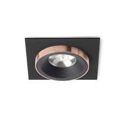 kinkiecik.pl SHARM SQ I wpuszczana czarna/czarna miedź 230V LED 10W 24° 3000K R13254 Rendl light studio