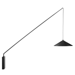 Lampa ścienna SWING czarna 140 cm - zdjęcie produktu