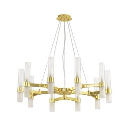 Lampa wisząca CANDELA-10 złota 85 cm - zdjęcie produktu