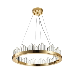Lampa wisząca LUSSO LED złota 60 cm - zdjęcie produktu