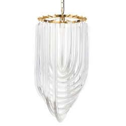 Lampa wisząca WAVE złota 40 cm - zdjęcie produktu