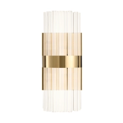 Lampa ścienna MIRACOLO B złota 50 cm z kryształkami - zdjęcie produktu