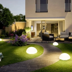 Lampa ogrodowa półkula ATMOSPHERE M LED RGBW 16 kolorów 35 cm - zdjęcie produktu