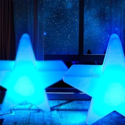 Lampa ogrodowa dekoracyjna gwiazda STAR XL LED RGBW 16 kolorów 120 cm - zdjęcie produktu