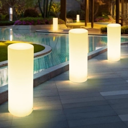 Lampa ogrodowa kolumna TUBE LED RGBW 16 kolorów 96 cm - zdjęcie produktu