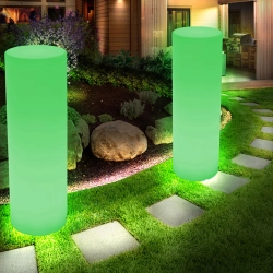 Lampa ogrodowa kolumna TUBE LED RGBW 16 kolorów 115 cm - zdjęcie produktu