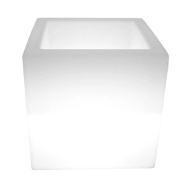 Lampa ogrodowa donica FLOWER CUBE LED RGBW 16 kolorów 40 cm - zdjęcie produktu