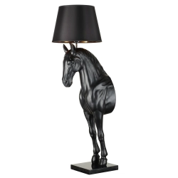 Lampa podłogowa KOŃ L / HORSE czarna 185 cm - zdjęcie produktu