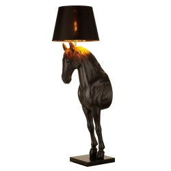 Lampa podłogowa KOŃ L / HORSE czarna 185 cm - zdjęcie produktu