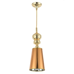 Lampa wisząca QUEEN-1 złota 18 cm - zdjęcie produktu