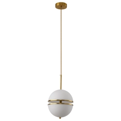 Lampa wisząca SFERA-1 LED złota 20 cm - zdjęcie produktu