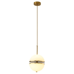 Lampa wisząca SFERA-1 LED złota 20 cm - zdjęcie produktu