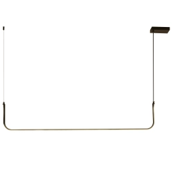 Lampa wisząca MINIMA-1 LED czarna 120 cm - zdjęcie produktu