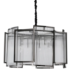 Lampa wisząca IMPERIO czarna 80 cm - zdjęcie produktu Lampa wisząca IMPERIO czarna 80 cm - zdjęcie produktu