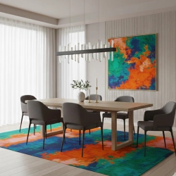 Lampa wisząca ARCTIC 100 cm czarna - zdjęcie produktu