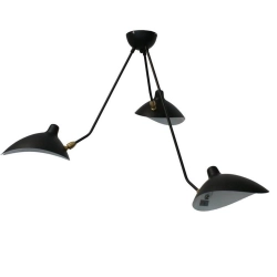 Lampa wisząca CRANE-3P czarna - zdjęcie produktu