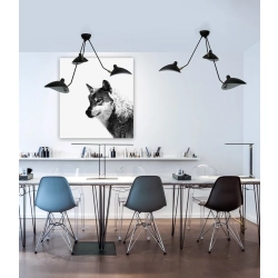 Lampa wisząca CRANE-3P czarna - zdjęcie produktu