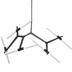 Lampa wisząca STICKS-10 czarna - zdjęcie produktu