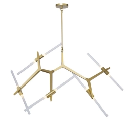 Lampa wisząca STICKS-10 złota - zdjęcie produktu