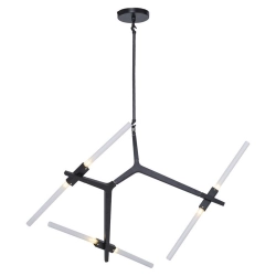 Lampa wisząca STICKS-6 czarna - zdjęcie produktu