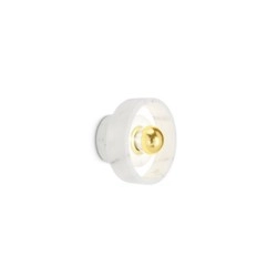 Lampa ścienna UNIVERSO marmurowo złota 18 cm - zdjęcie produktu
