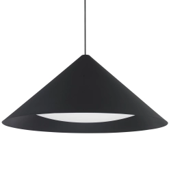 Lampa wisząca TRIANGOLO LED czarna 65 cm - zdjęcie produktu
