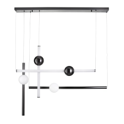 Lampa wisząca O-LINE L-4 LED czarna 110 cm - zdjęcie produktu