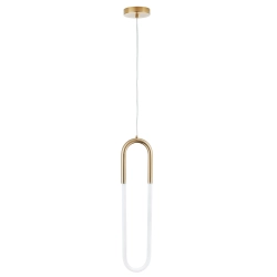 Lampa wisząca U-SHAPE mosiądz 60 cm - zdjęcie produktu