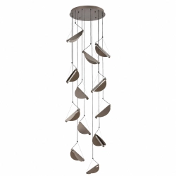 Lampa wisząca NAMI-12 kaskadowa LED do wysokich pomieszczeń 340 cm - zdjęcie produktu