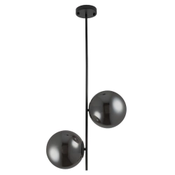 Lampa wisząca VENUS-2 czarna przydymiona 44 cm - zdjęcie produktu