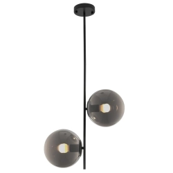Lampa wisząca VENUS-2 czarna przydymiona 44 cm - zdjęcie produktu