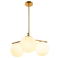 Lampa wisząca VENUS-3 mosiądz 60 cm - zdjęcie produktu