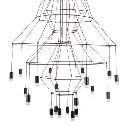 Lampa wisząca LINEA-20 czarna 120cm - zdjęcie produktu