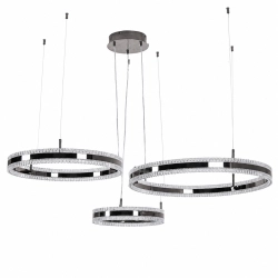 Lampa wisząca ARKADIA LED Trio 40/60/80 cm – tytan - zdjęcie produktu