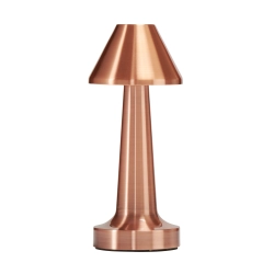 Lampa stołowa TAVOLO B LED dotykowa miedziana 22 cm - zdjęcie produktu