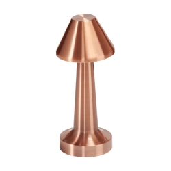 Lampa stołowa TAVOLO B LED dotykowa miedziana 22 cm - zdjęcie produktu