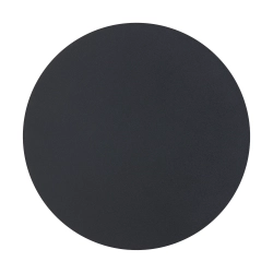 Lampa ścienna NYX 25 cm - LED okrągła, metalowa, czarna - zdjęcie produktu