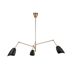 Lampa wisząca RAGNO czarna 150 cm - zdjęcie produktu