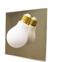 Lampa ścienna BULB złota 15 cm - zdjęcie produktu